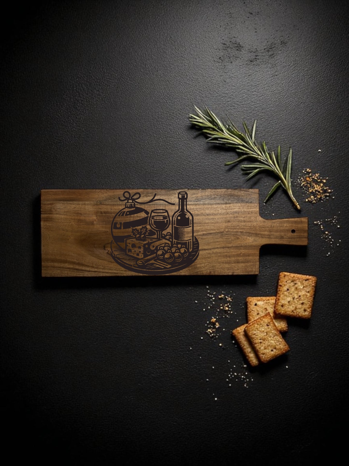 Engraved Acacia Wood Charcuterie Board | The Perfect Serving Platter for Entertaining