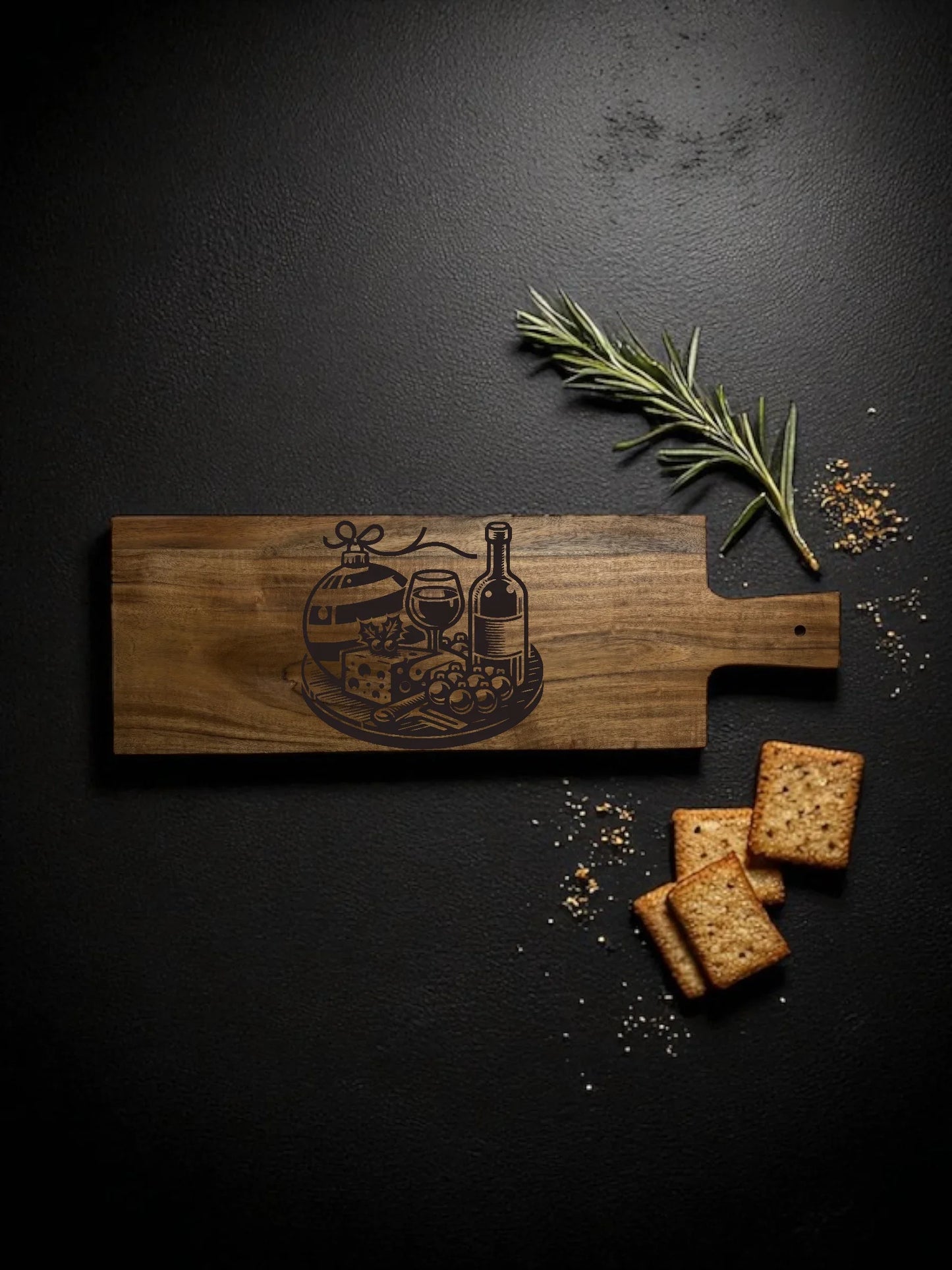 Engraved Acacia Wood Charcuterie Board | The Perfect Serving Platter for Entertaining