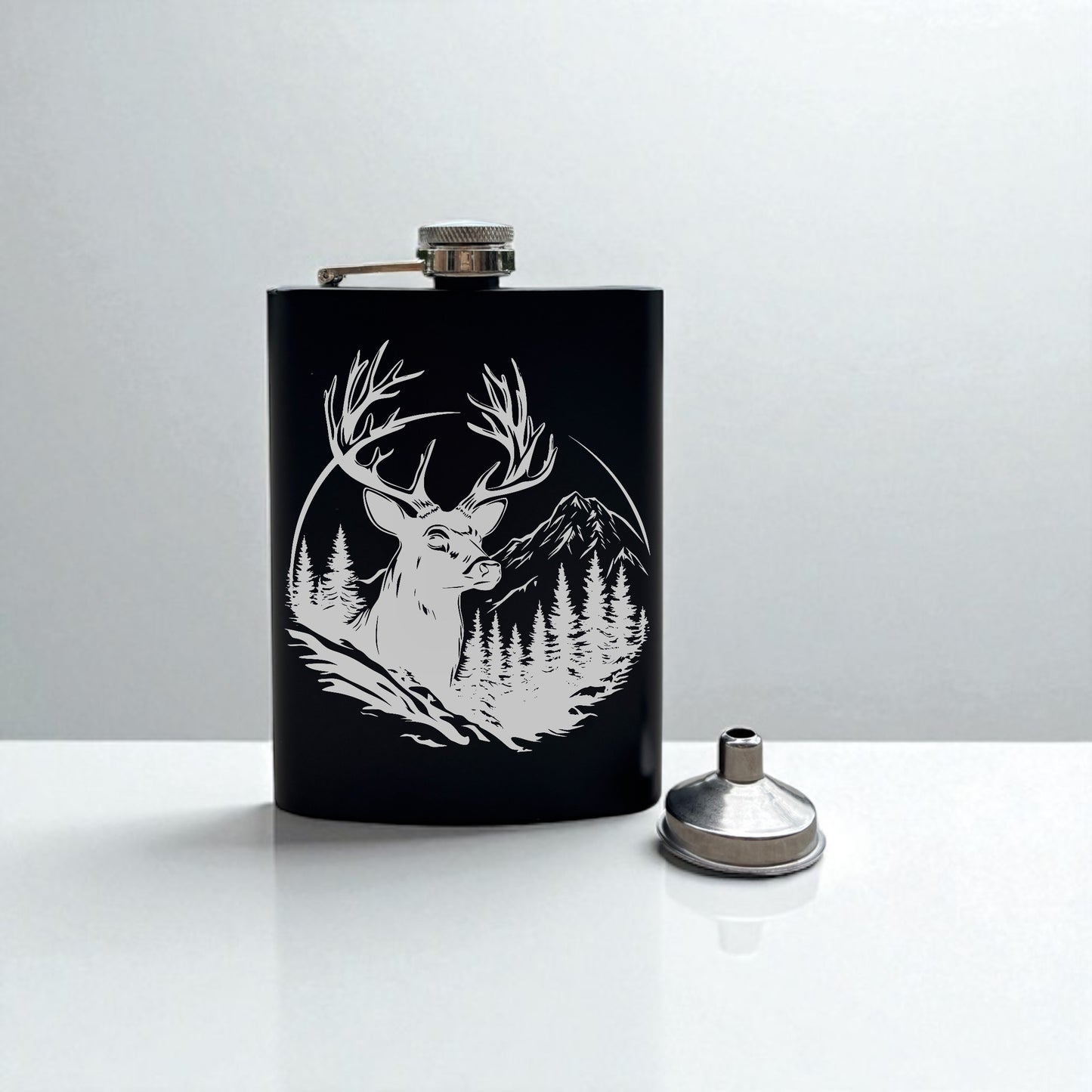 The Adventurer's Flask | Engraved Outdoor Hip Flask