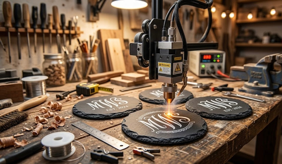 Sous-verres Personnalisés Gravés au Laser : Le Cadeau Parfait au Luxembourg