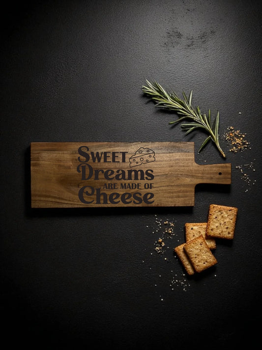 Engraved Acacia Wood Charcuterie Board | The Perfect Serving Platter for Entertaining